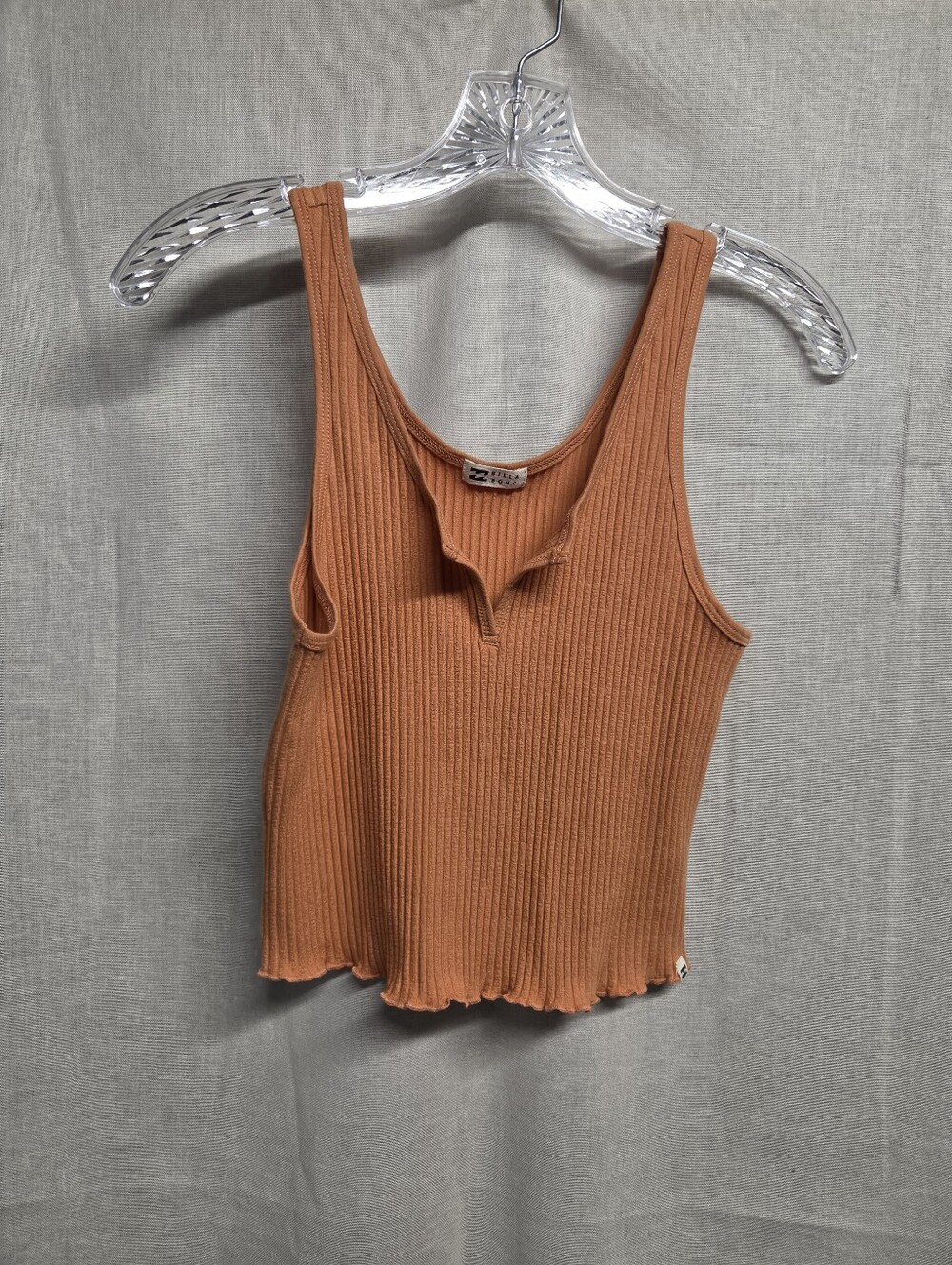 Billabong Ribbed Wide-Leg Pants & Tank Set - Rust Orange - Picture 7 of 15